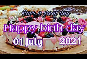 1 July 2021 Happy Birthday song||whatsapp status - YouTube