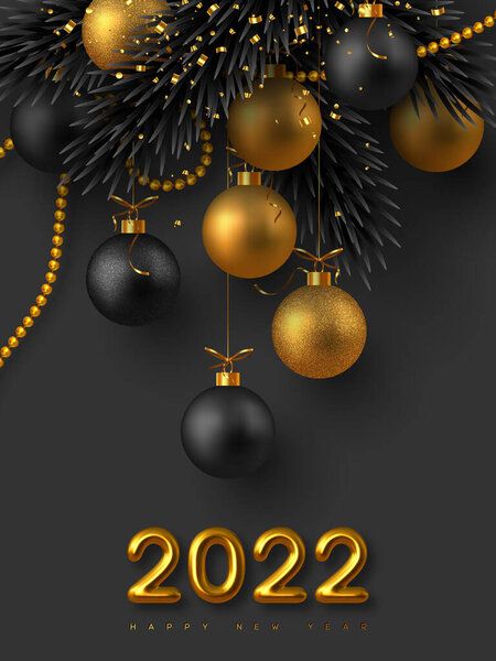 2022 New Year sign.