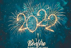 Celebrate 2022 With our new Pint Candles! Available in Bonfire, Spiced Rum and Spicy Apple Margarita