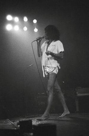Freddie Mercury at the Hammersmith Odeon, 1975