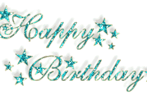 Animated gifs happy birthday, cake, balloons, clowns