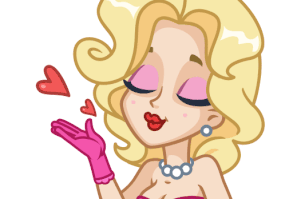 Animated stickers : GorlBoy. Love Story on Behance