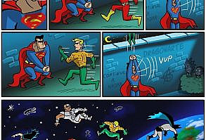 Artist Shows What Superheroes And Other Famous Characters Do When They Are Not Saving The World ( New Comics)
