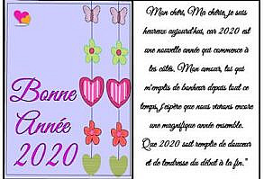 Lettre de bonne année