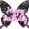 Butterfly Happy Birthday To You GIF - Butterfly HappyBirthdayToYou Glitter - Discover & Share GIFs