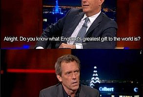 COLBERT DEMONSTRATING WHAT AMERICA’S GREATEST GIFT IS: | The 29 Most American Things That Have Ever Happened