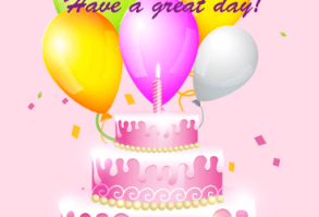 Cheerful Color Happy Birthday Card