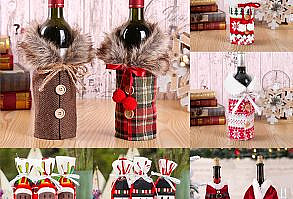 With these adorable Christmas themed bottle covers, you can even dress up your own bottles at home to feel the holiday season.