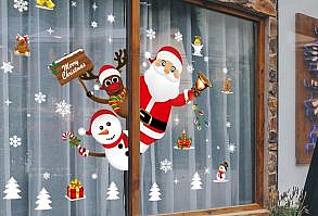 Are you planning to level up your windows or walls during the holidays? These adorable Christmas theme wall stickers are sure to put a smile on your face!