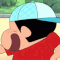 Crayon Shin Chan Peace Sign GIF - CrayonShinChan PeaceSign Laugh - Discover & Share GIFs