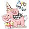 Cute-elephant-happy-birthday-cards-vector.jpg (500×500)