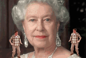 Dancing on the Queen: | Chandler Bing Dancing On Things