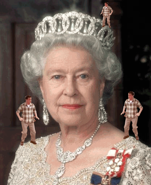 Dancing on the Queen: | Chandler Bing Dancing On Things