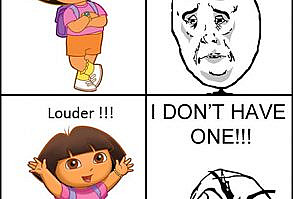 Dora being a jerk
