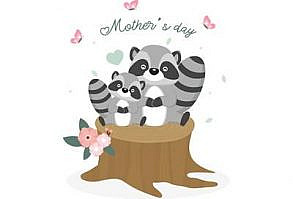 Happy Mothers Day Typography Card 194949 Vector Art at Vecteezy