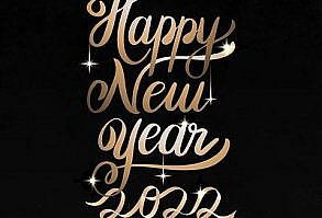 2022 gold happy new year | Free PSD - rawpixel