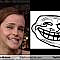 Emma Watson Totally Looks Like Troll Face Look-alike