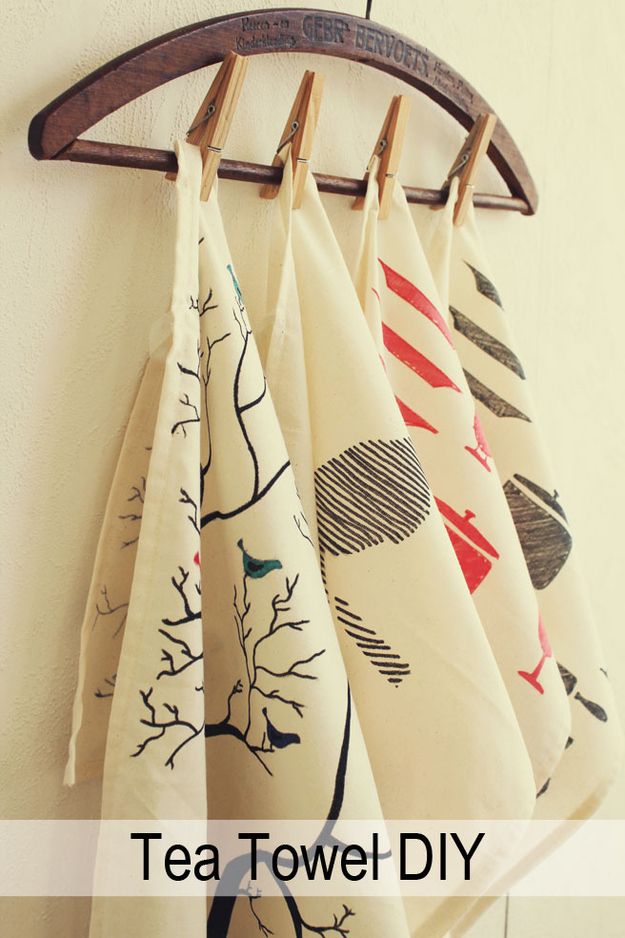 Decorated Tea Towels