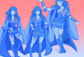 Fanart / Byleth from Fire Emblem: Three Houses in Smash! Introducing Interesting finds at blog.leonieyue.com