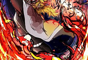 | Save & Follow | Kyojuro Rengoku • Demon Slayer • Kimetsu no Yaiba in 2021 | Anime demon, Anime shows, Slayer anime