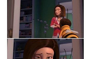 Seriously, in the 2007 animated film Bee Movie, a human leaves her fiancé for a bee. For Everyone Who Still Can't Believe