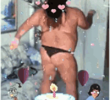 Happy Birthday Cake GIF - HappyBirthday Cake Hearts - Discover & Share GIFs