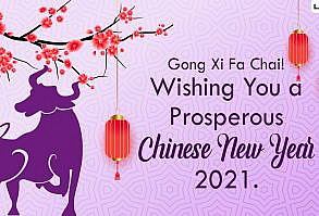 Happy Chinese New Year 2021 Wishes and WhatsApp Stickers: HD Images, CNY Messages, Facebook Greetings, Signal Photos and Telegram GIFs to Celebrate the Year of the Ox Check more at www.valentinesday...