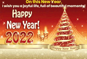 Happy New Year 2022 Gifs Moving Pictures & Animations