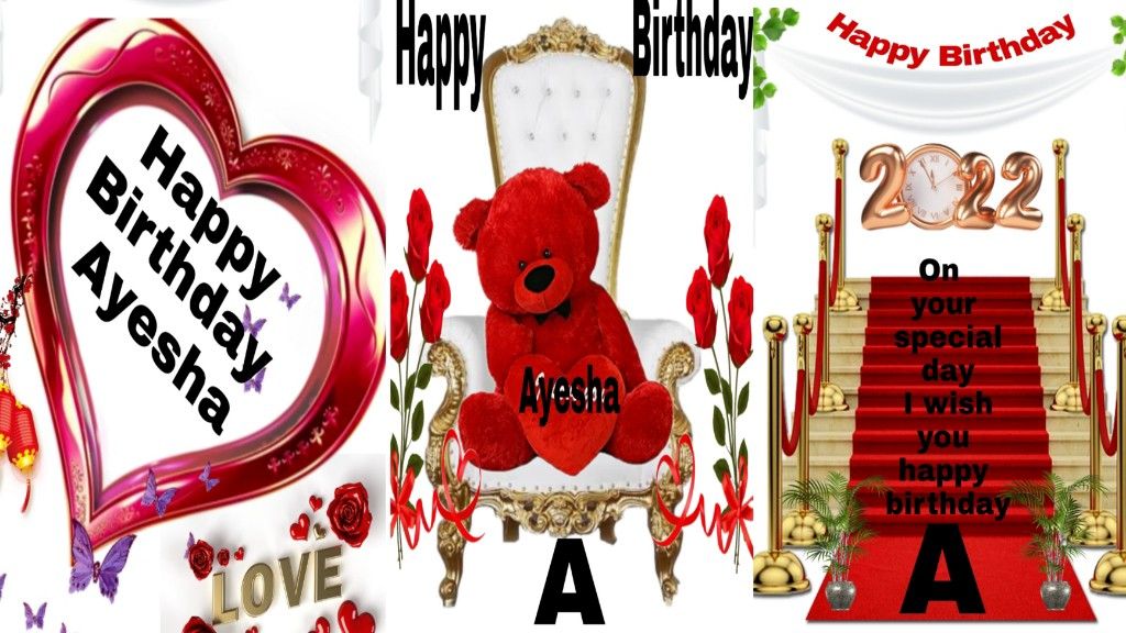 Happy birthday day ayesha song