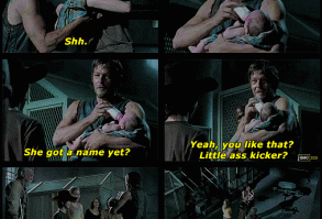 Little ass kicker? LOL. Oh, Daryl.