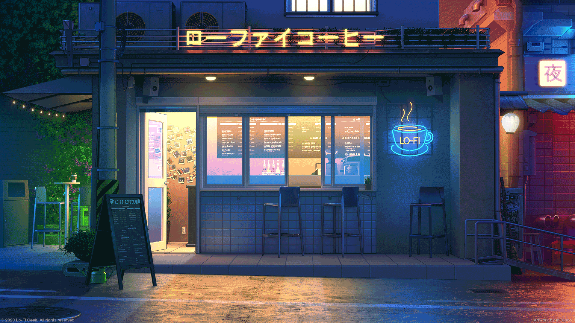 ArtStation - Lo-Fi Coffee, Bogdan mB0sco