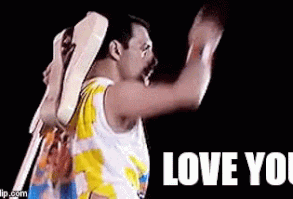 Love You Freddie GIF - LoveYou Freddie FreddieMercury - Discover & Share GIFs