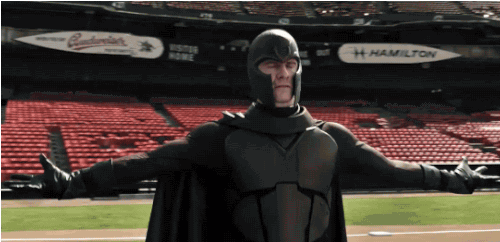 Magnetism. | The Definitive Ranking Of X-Men Powers. Magneto gif. Days of future past. Marvel.