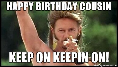 Download Meme Happy Birthday Cousin Funny Male | PNG & GIF BASE