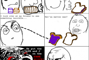 internet memes - Rage Comics: Peanut Butter and Blasphemy