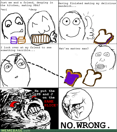 internet memes - Rage Comics: Peanut Butter and Blasphemy