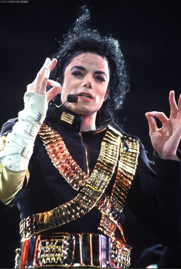Michael Jackson in Jam during the Dangerous Tour