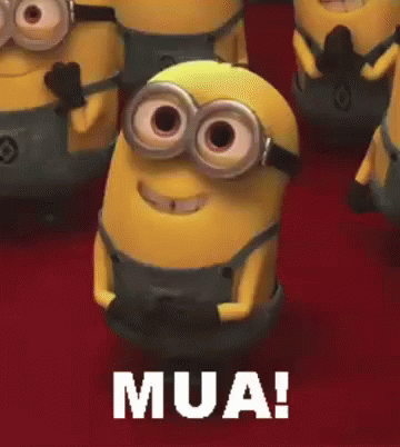 Minions Kiss GIF - Minions Kiss Mua - Discover & Share GIFs