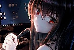 Anime, Girl, Computer, Desktop, 4K phone HD Wallpapers, Images, Backgrounds, Photos and Pictures