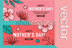 Mothers Day Banners Set Premium Vector Stock Vector (Royalty Free) 1966014598