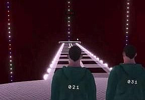 O boneco flutuando kkkkkkk