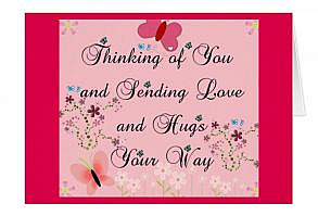 NEAR OR FAR AWAY IN MY HEART U WILL AWAYS STAY CARD