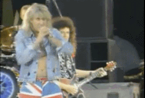 Joe & Brian May at the Freddie Mercury Tribute concert