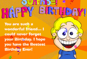 Funny Happy Birthday Messages | Funny Birthday, Birthday Friends E-Cards, Birthday Friends Graphics ...