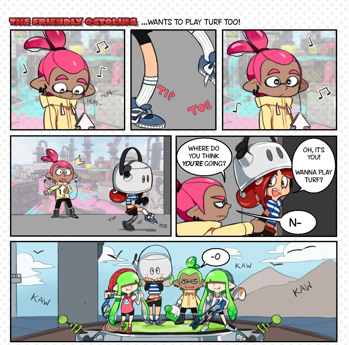 Smai's Art Blog — Here’s the next Friendly Octoling! This time...