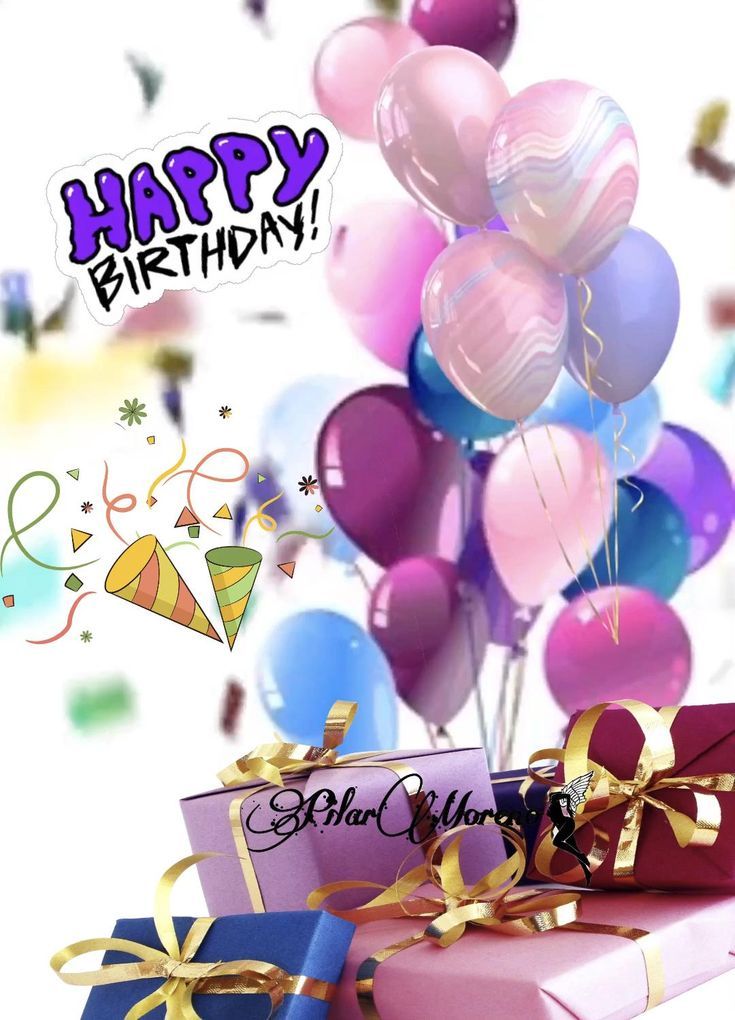 PilarMoreno [Video] [Video] | Happy birthday wishes photos, Happy birthday celebration, Happy birthday wishes cake