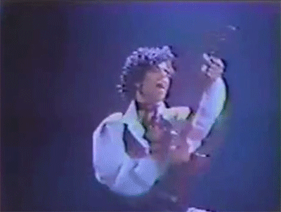Prince making love to his guitar 🎸