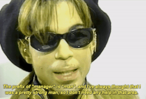 Prince on why he doesn't have a manager