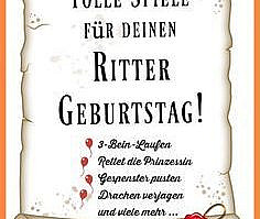 Eine Ritter Party ist immer ein beliebtes Motto für einen Kindergeburtstag. Hier gibt es tolle Ideen für Ritter Kindergeburtstag Spiele.