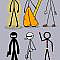 Some 'veteran' stickmen by hArawi: gaming